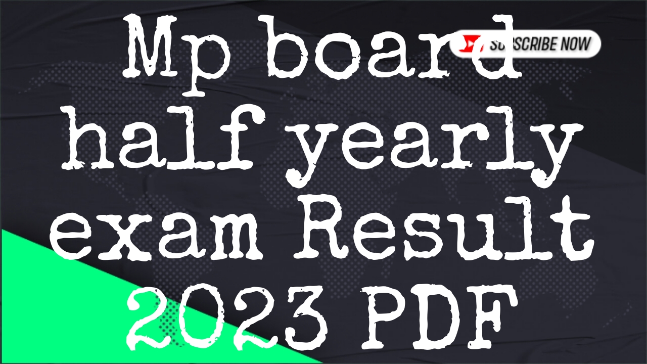 Mp board class 9th result 2023