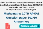 Mathematics 10TH AP SA1 Question paper 202-26