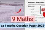 9th Mathematics AP SA1 Question paper 202-26