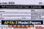 AP FA-III Biological Science Question Paper 2026